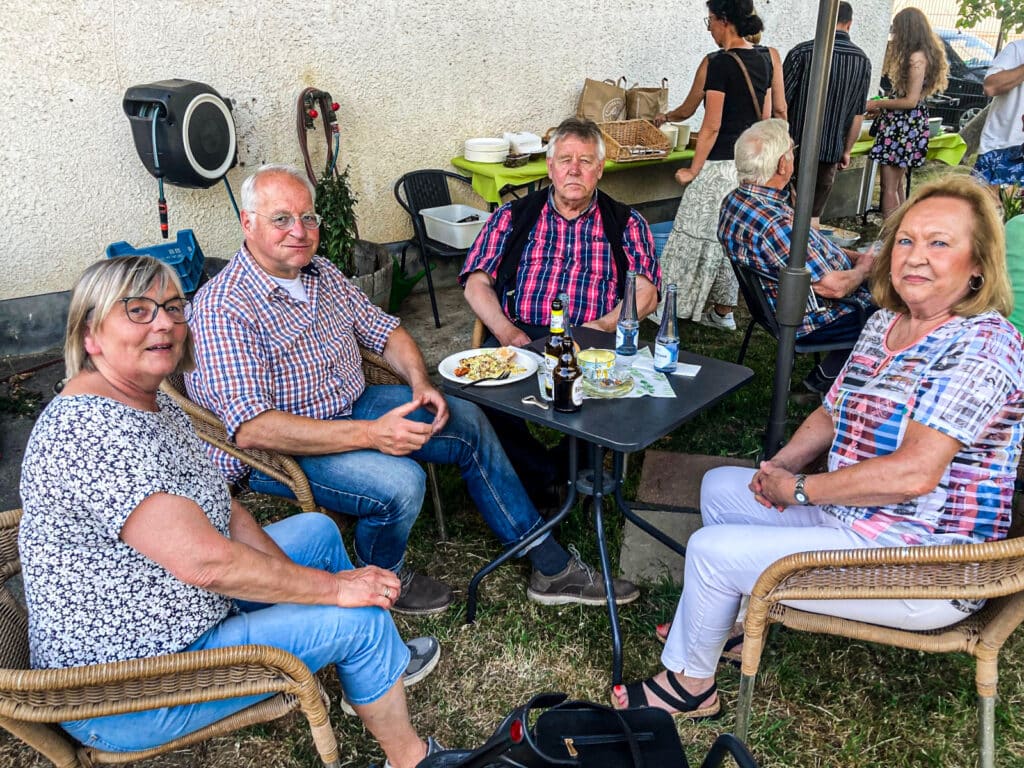 Mitglieder der Fachgruppe Obstbau beim Sommerfest